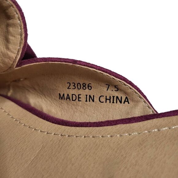 NEW Journee Collection Kessie Purple Mules Sandal Size 7.5 - Picture 10 of 11